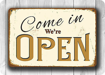 We're open